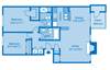 2B | Two Bedroom Flat